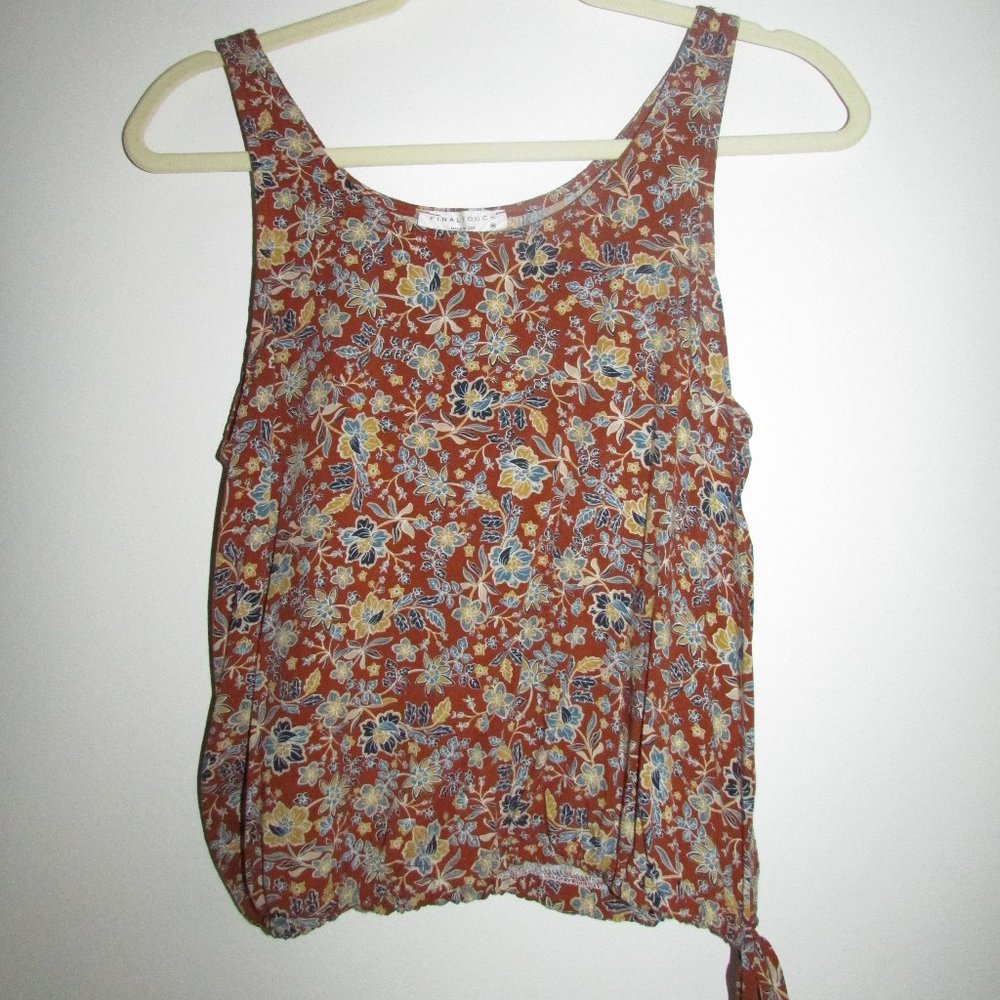 Final Touch Side Tie Tank Size Small
